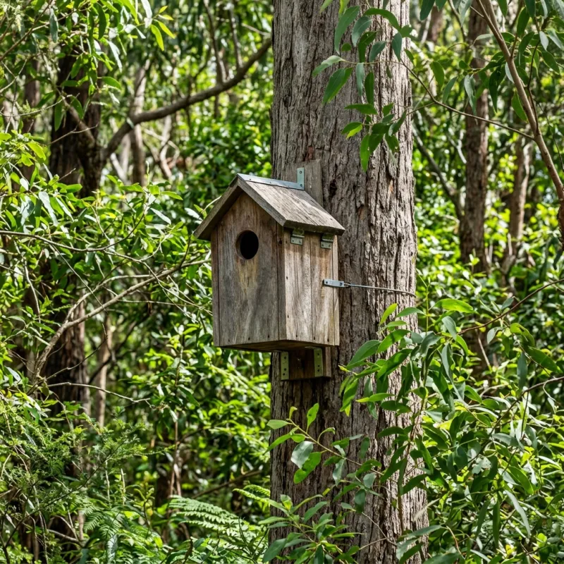 Animal nesting box installed as a humane alternative to a Croydon South roof cavity